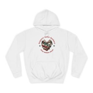 Support Indie Authors Unisex College Hoodie